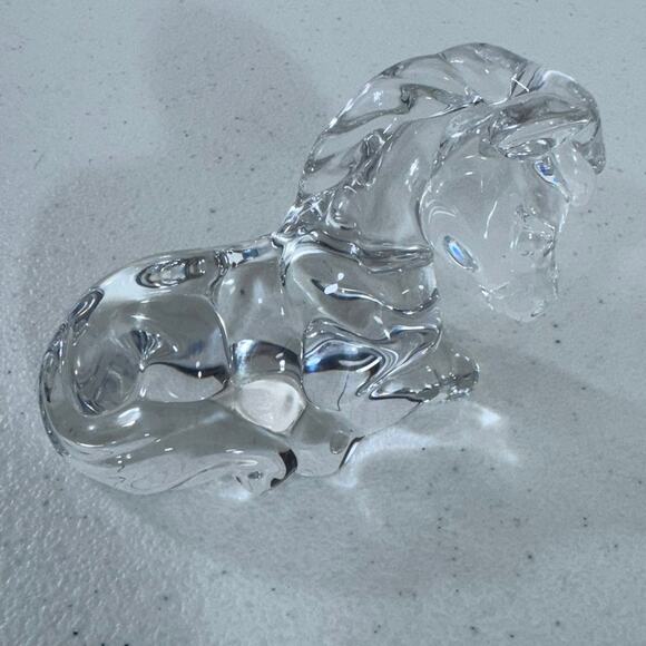 "Princess House Pets" 24% Lead‎ Crystal Horse Statue,4"L x 2.5"D x 2.5" Depth - Picture 4 of 7